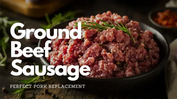 Lean Beef Breakfast Sausage | A High-Protein Meal Prep Solution (4.5g Fat)